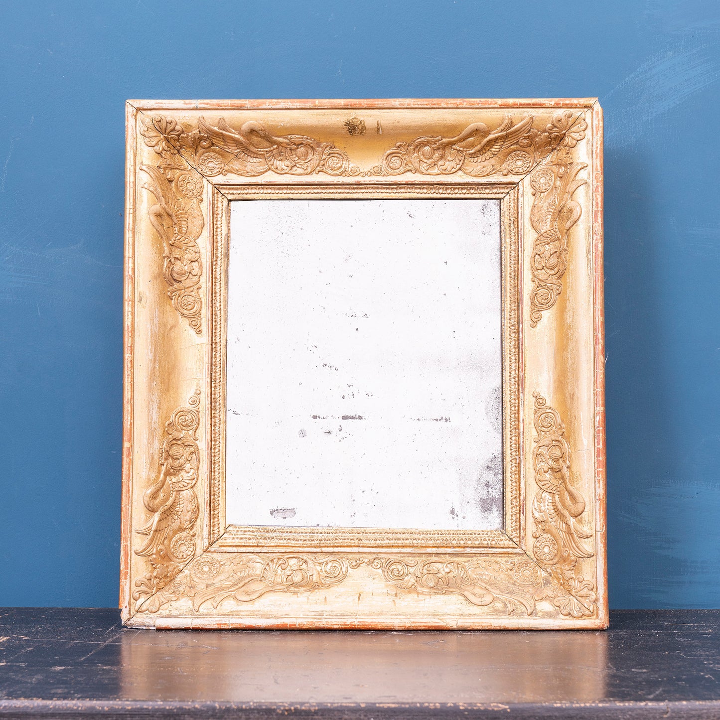Specchio Francese  con decorazioni 1800