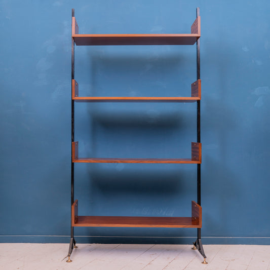 Libreria Italiana Anni '60 in teak